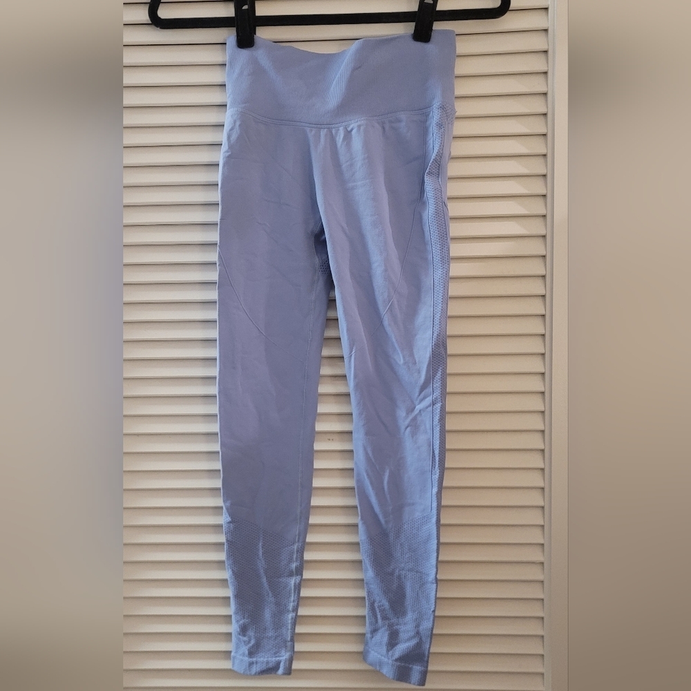 Light Blue Athletic Workout Leggings